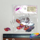 Red Fuchsia AB Meteorite Textured  Resin Stones, #04
