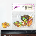Yellow Gold AB Meteorite Textured Resin Stones, #03