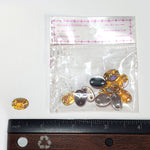 Yellow Gold AB Meteorite Textured Resin Stones, #03