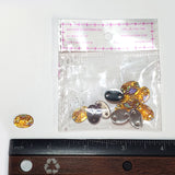 Yellow Gold AB Meteorite Textured Resin Stones, #03