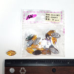 Yellow Gold AB Meteorite Textured Resin Stones, #03