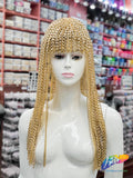 Long Rhinestone Chain Head Dress