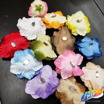 CLOSEOUT! 3D 2-tone Fabric Rose Flower Brooches (2 pieces)