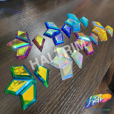 29x48mm Diamond Color AB Resin Stones (4 pieces)