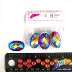 Fuchsia Red AB Resin Stones, DDAB04