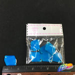 Neon Blue Resin Stones