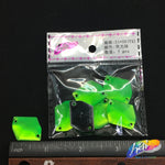 Neon Green Resin Stones