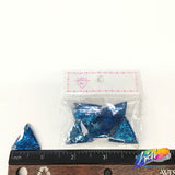 Blue Glitter Resin Stones, YF07