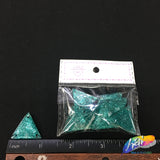 Teal Glitter Resin Stones, YF22