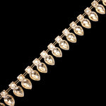 1" Dangling Teardrop Plastic Stud Casing Trim, PST-096