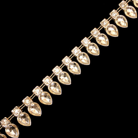 1" Dangling Teardrop Plastic Stud Casing Trim, PST-096