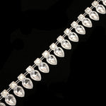 1" Dangling Teardrop Plastic Stud Casing Trim, PST-096