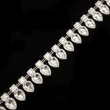1" Dangling Teardrop Plastic Stud Casing Trim, PST-096