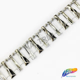 1 1/8" Trapezoid Plastic Stud Trim, PST-014