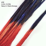 18-22" 2-tone Bleached Dyed Ringneck Pheasant Tails