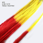 18-22" 2-tone Bleached Dyed Ringneck Pheasant Tails