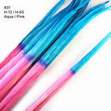 18-22" 2-tone Bleached Dyed Ringneck Pheasant Tails