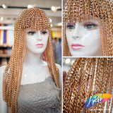 Long Rhinestone Chain Head Dress