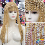 Long Rhinestone Chain Head Dress