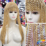 Long Rhinestone Chain Head Dress