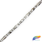 3/8" Plastic Stud Trim w/ Rhinestones, PST-029