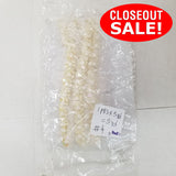 CLOSEOUT! 5 yards Off White Pearls and Sequins Trim on White Mesh , COT-009