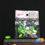 Neon Green Resin Stones