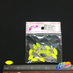 Neon Yellow Resin Stones