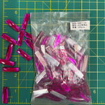 CLOSEOUT! Fuchsia Acrylic Stones (sold per pack), A34
