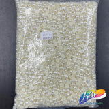 8mm Ivory Flatback Glue On Pearls