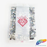 8mm Crystal AB Acrylic Rhinestones (1 pack = 2000 pieces)