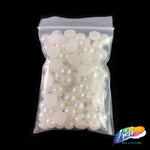 8mm White Flatback Sew On Pearls