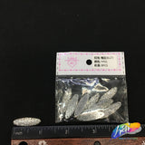Silver Glitter Resin Stones, YF01