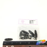 Black Glitter Resin Stones, YF02
