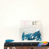 Turquoise Glitter Resin Stones, YF05