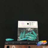 Teal Glitter Resin Stones, YF22