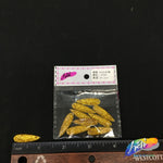 Yellow Glitter Resin Stones, YF44