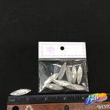 Silver Glitter Resin Stones, YF01