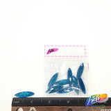 Blue Glitter Resin Stones, YF07
