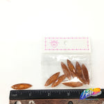Orange Glitter Resin Stones, YF15