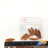 Orange Glitter Resin Stones, YF15
