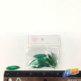 Green Glitter Resin Stones, YF21