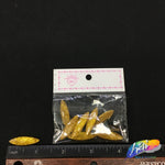 Yellow Glitter Resin Stones, YF44