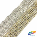 6-row Crystal Rhinestone Banding, A-006