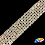 6-row Crystal Rhinestone Banding, A-006