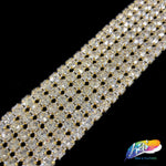 6-row Crystal Rhinestone Banding, A-006