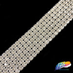 6-row Crystal Rhinestone Banding, A-006