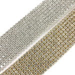 8-row Crystal Rhinestone Banding, A-008