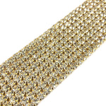 8-row Crystal Rhinestone Banding, A-008