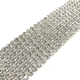 8-row Crystal Rhinestone Banding, A-008
